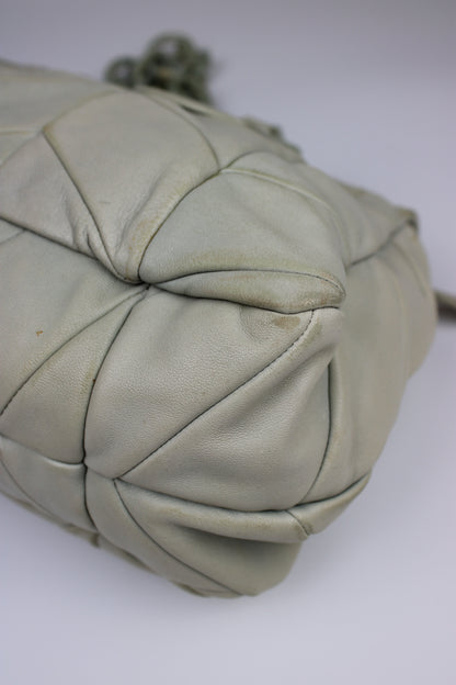 Miu Miu Leather Marbled Strap Shoulder Bag