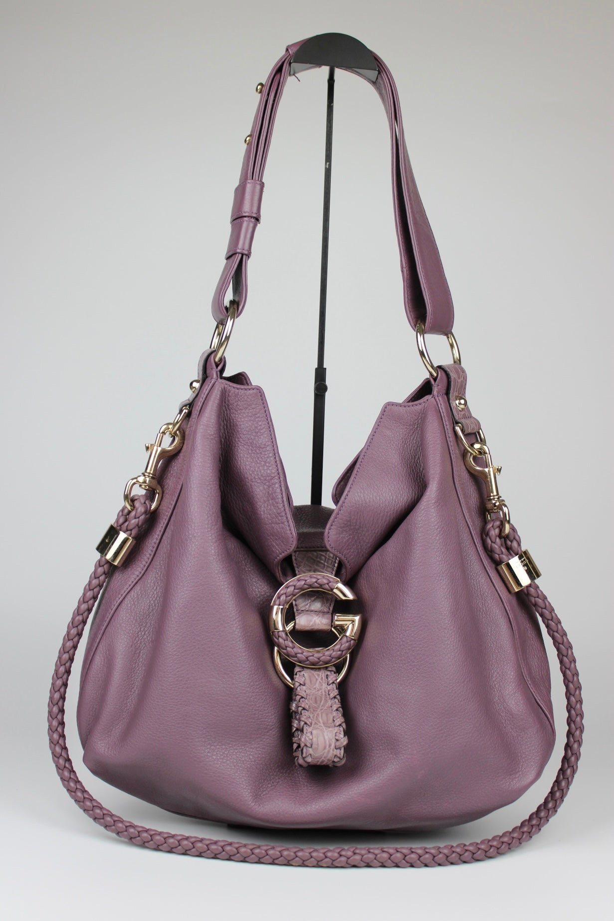 Gucci Leather G-Wave Hobo Bag Europe Exclusive