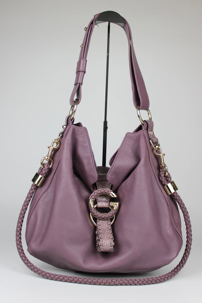 Gucci Leather G-Wave Hobo Bag Europe Exclusive