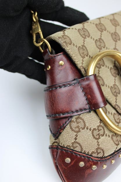 Gucci Tom Ford Monogram Horsebit Bag 2003