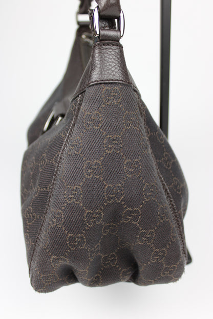 Gucci Monogram Abbey Denim Bag