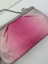 Load image into Gallery viewer, Fendi Zucchino Pochette Charm Strap Pink Bag
