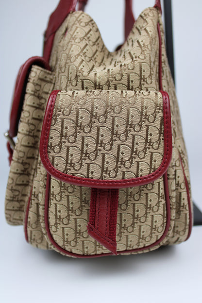 Dior Monogram Columbus Hobo Bag 2006