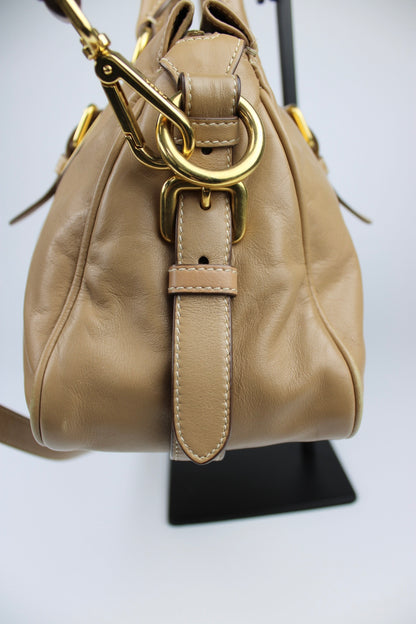 Prada Cuoio Soft Calfskin 2-Way Bag