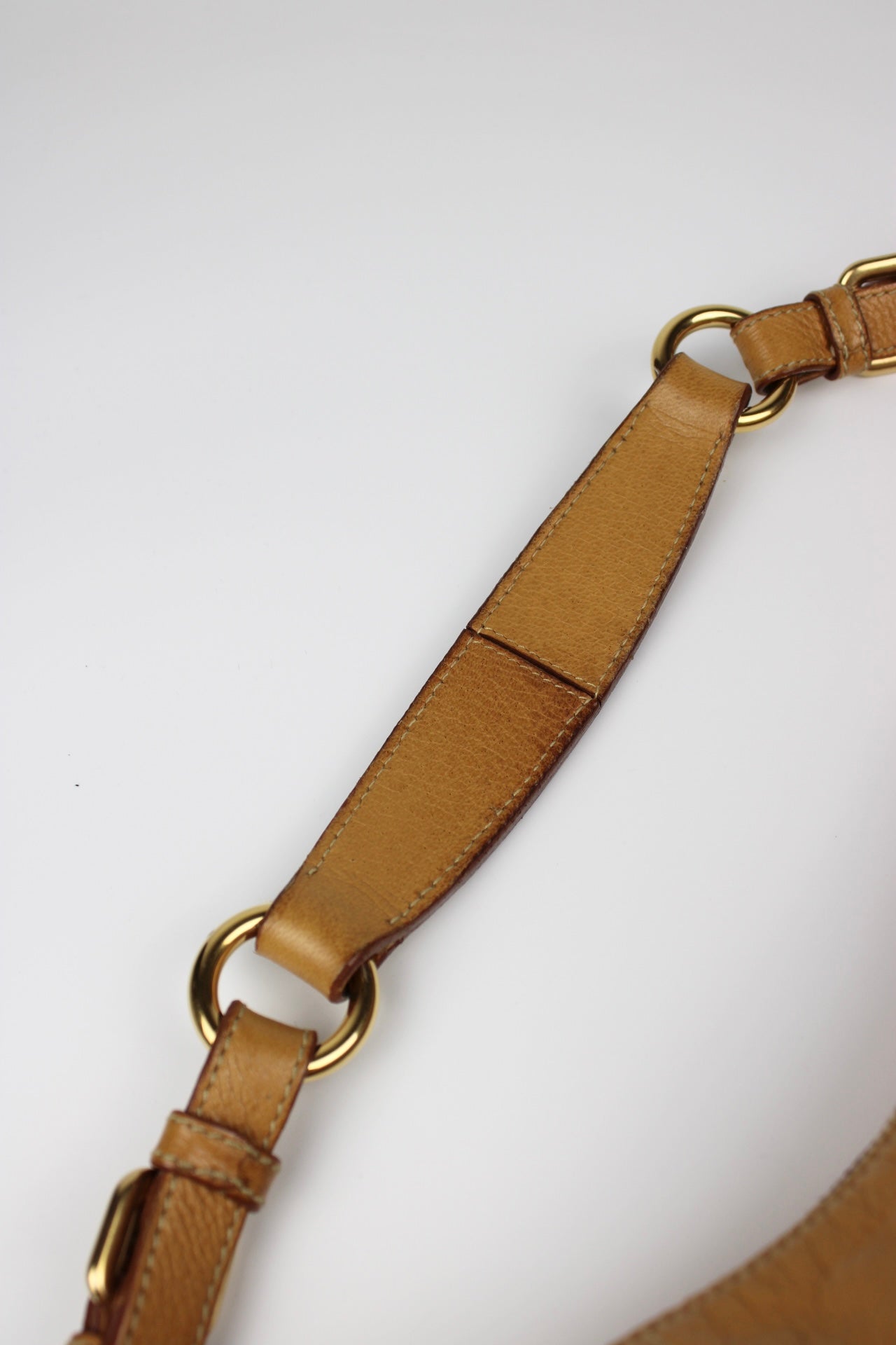 Prada Cervo Leather Hobo Bag