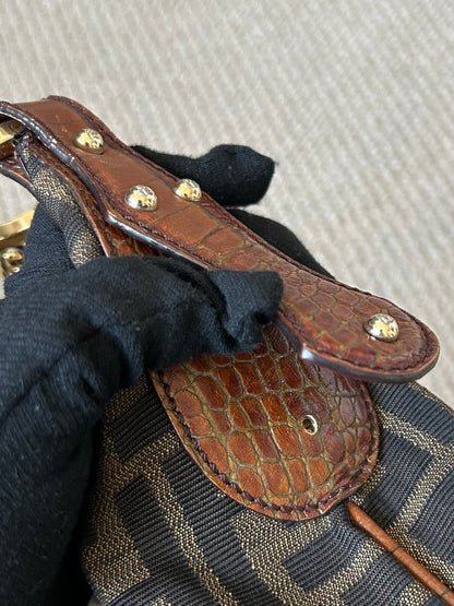 Fendi Zucca Chain Strap Bag