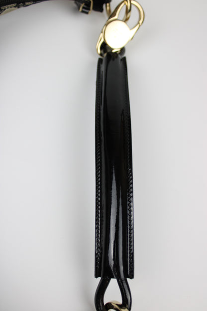 Pre-owned Gucci Monogram Crescent Bag