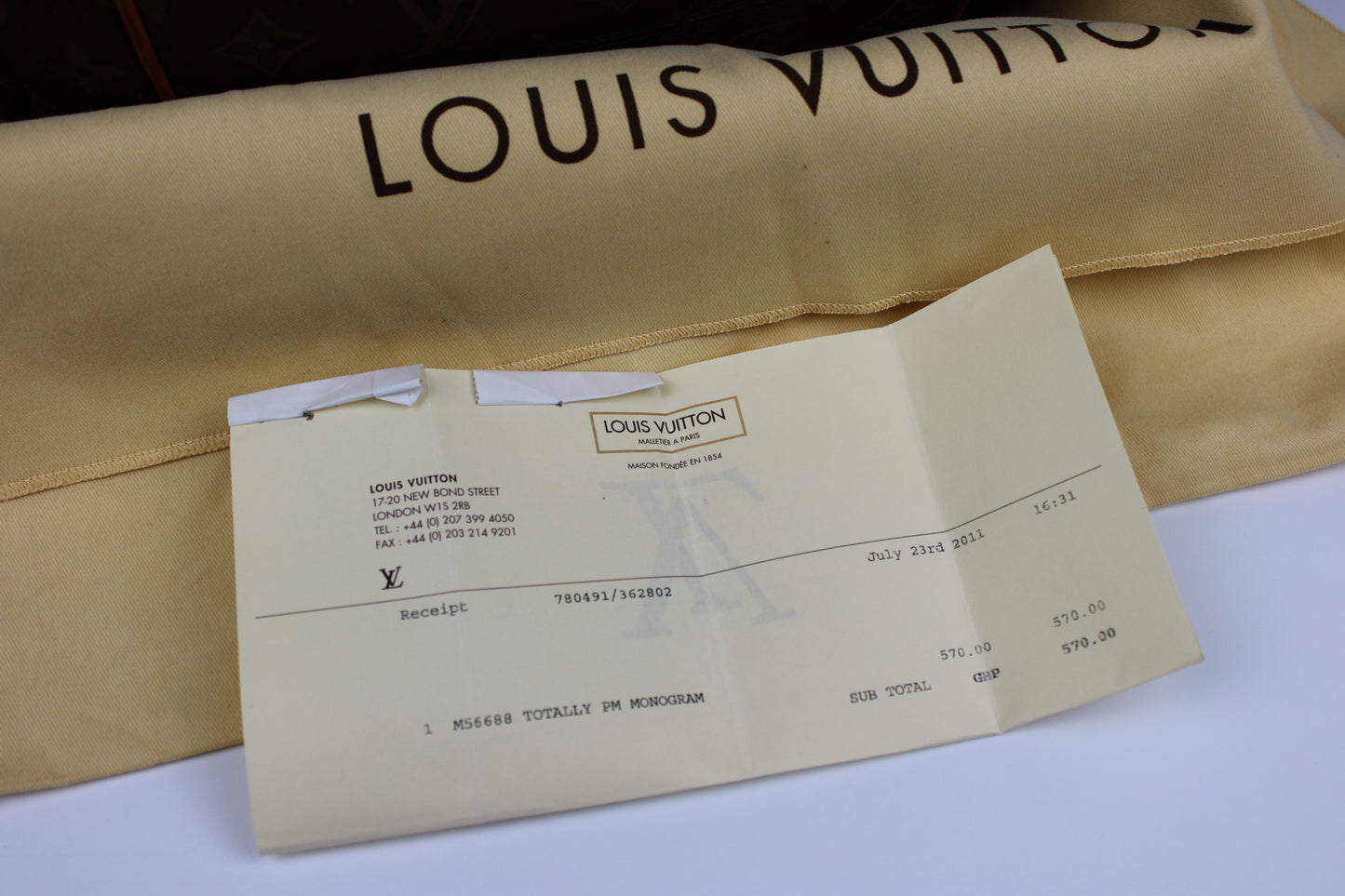 Louis Vuitton Totally PM Bag 2011 (With Receipt)