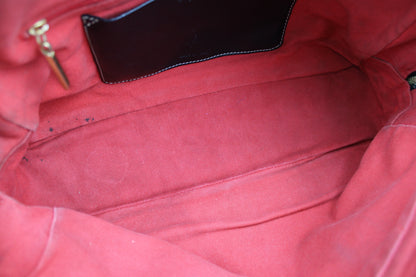 Burberry Nova Check Wool Shoulder Bag