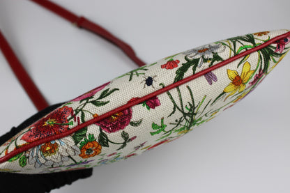 Gucci Floral Charm Cross Body Bag