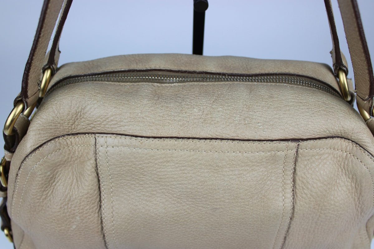 Pre-owned Prada Cervo Leather Hobo Bag