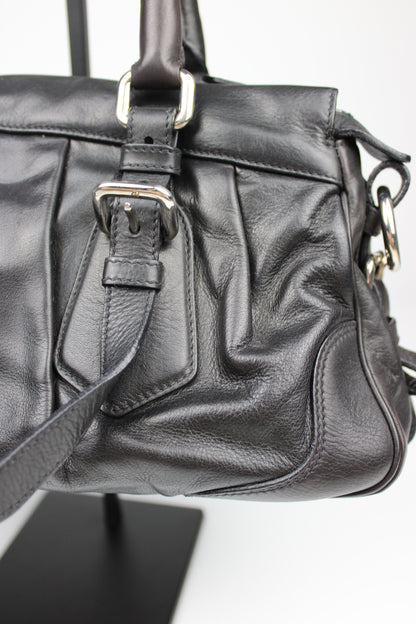 Prada Glacé Calf Leather 2-Way Bag