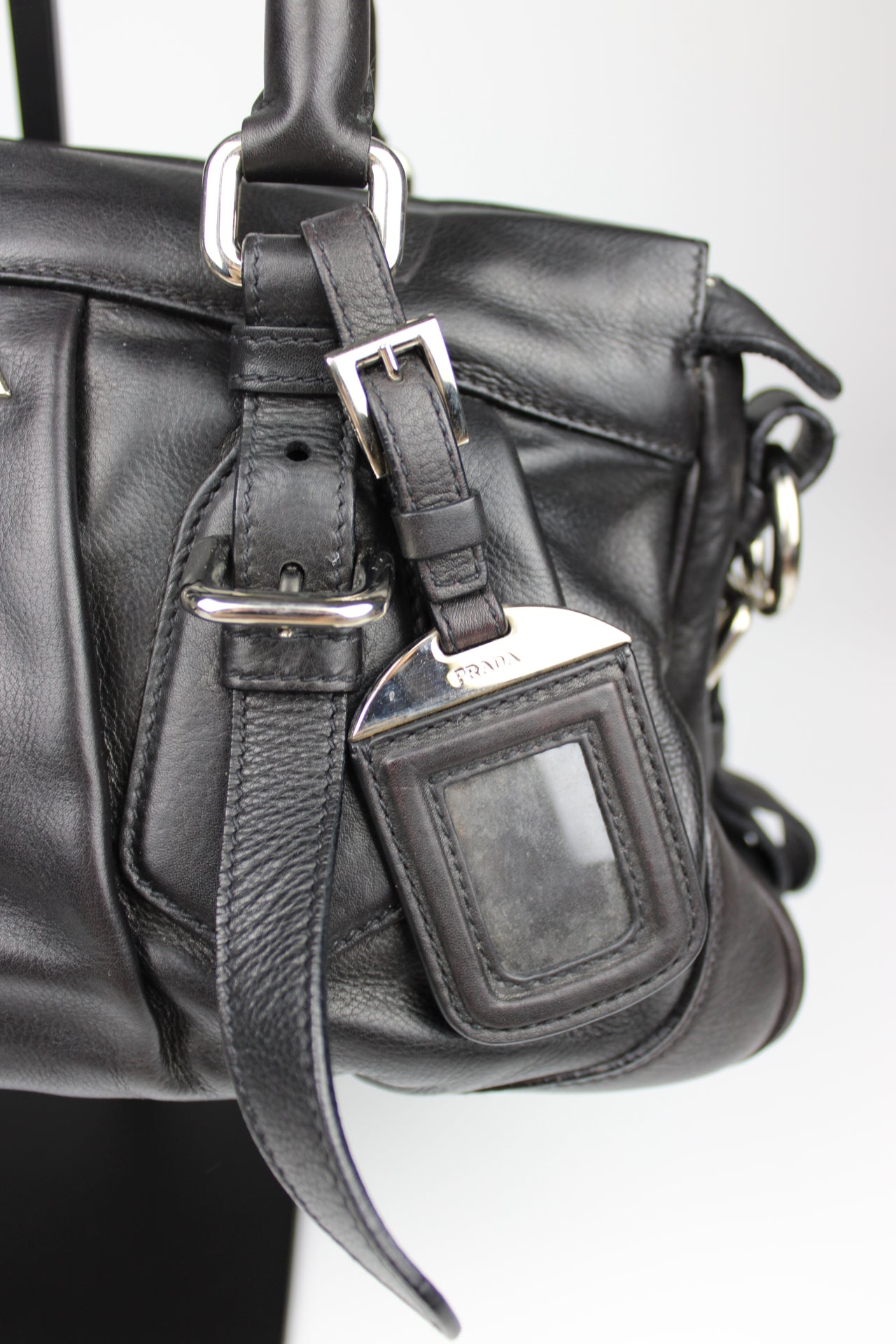 Prada Glacé Calf Leather 2-Way Bag