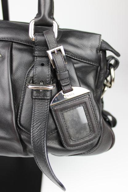 Prada Glacé Calf Leather 2-Way Bag
