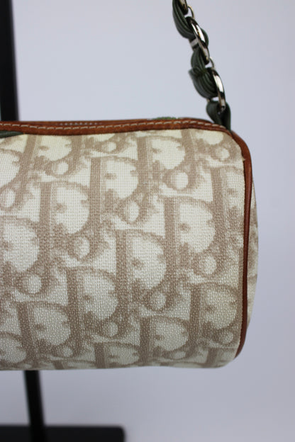 Pre-owned Dior Monogram Romantique Barrel Bag 2007