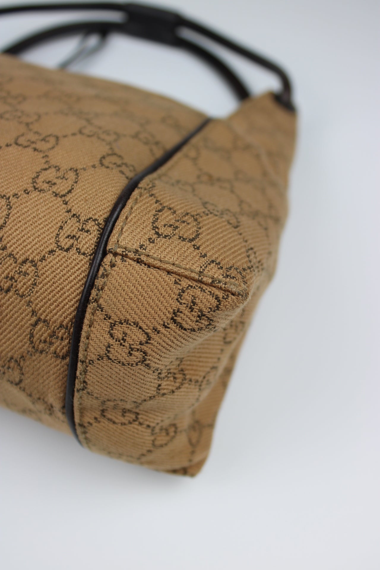 Gucci Monogram Denim Shoulder Bag