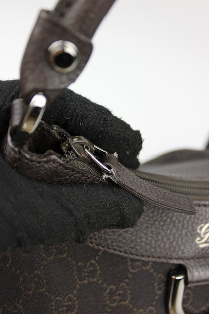 Gucci Monogram Abbey Denim Bag