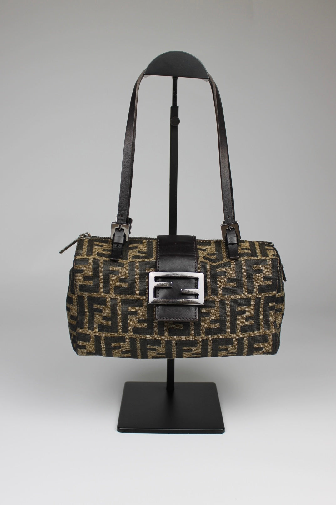 Fendi Zucca Box Baguette Bag