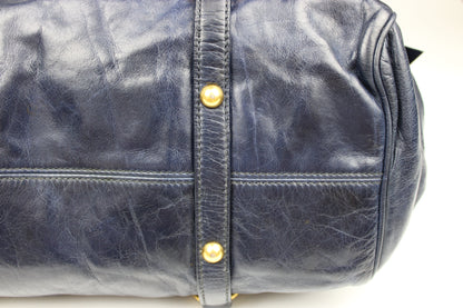 Miu Miu Navy Bow 2-Way Bag