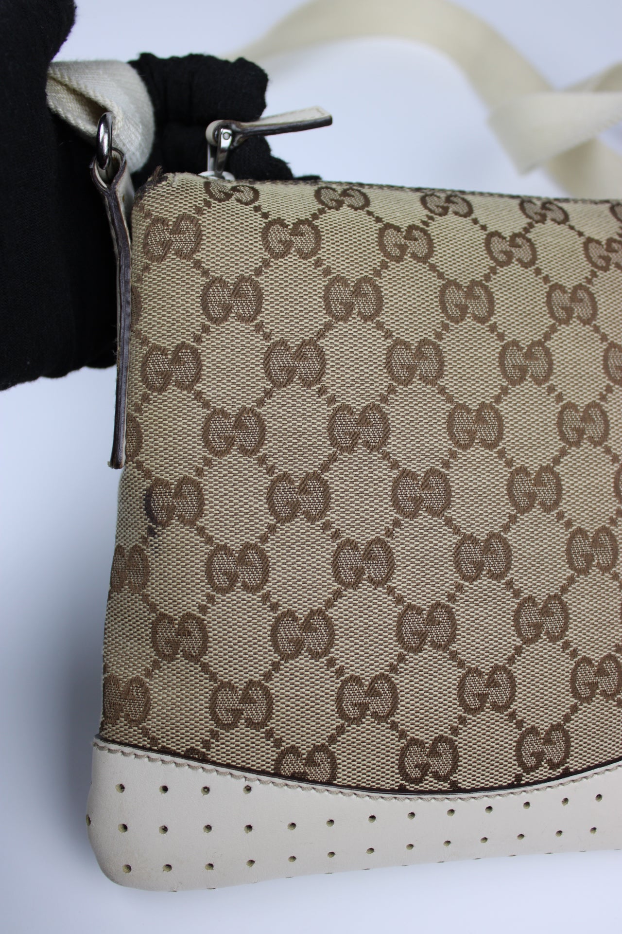 Gucci Monogram Cross Body Bag