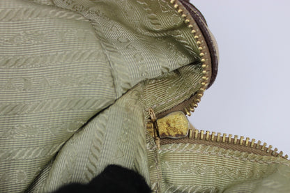 Pre-owned Prada Cervo Leather Hobo Bag