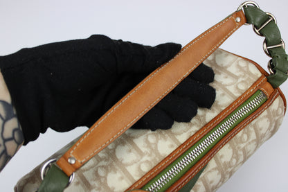 Pre-owned Dior Monogram Romantique Barrel Bag 2007