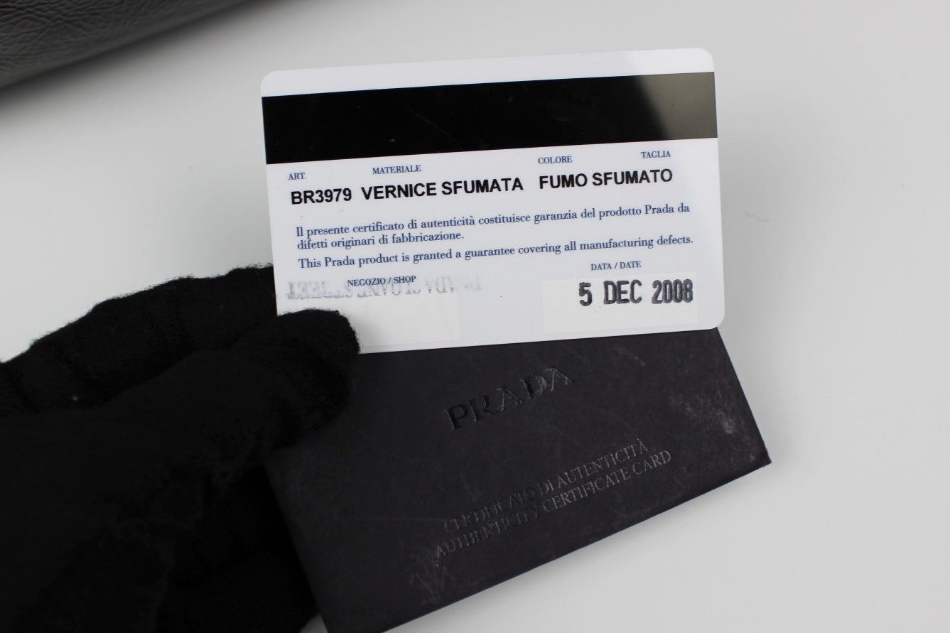 Prada Vernice Sfumata Ombré Patent Bag 2008