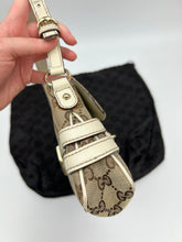 Load image into Gallery viewer, Gucci Monogram Horsebit Shoulder Bag
