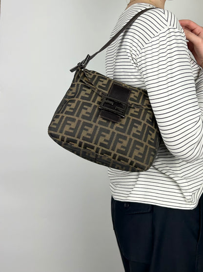 Fendi Zucca Baguette Bag