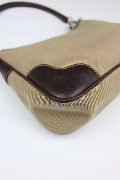 Prada Canvas Mini Hobo Bag