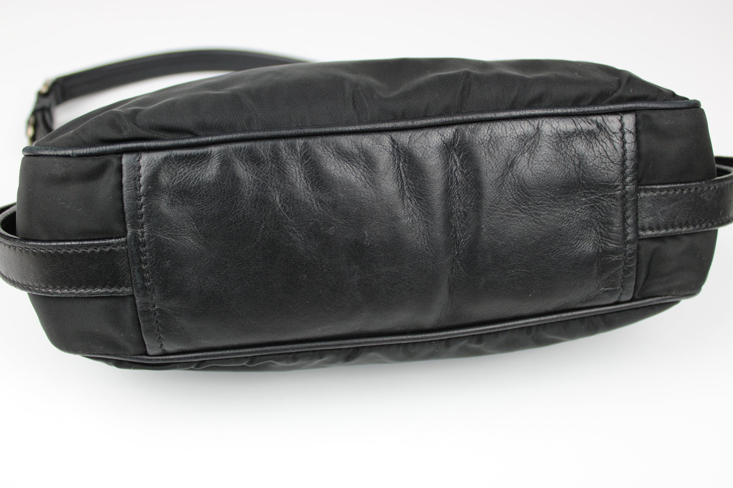 Prada Nylon & Leather Shoulder Bag