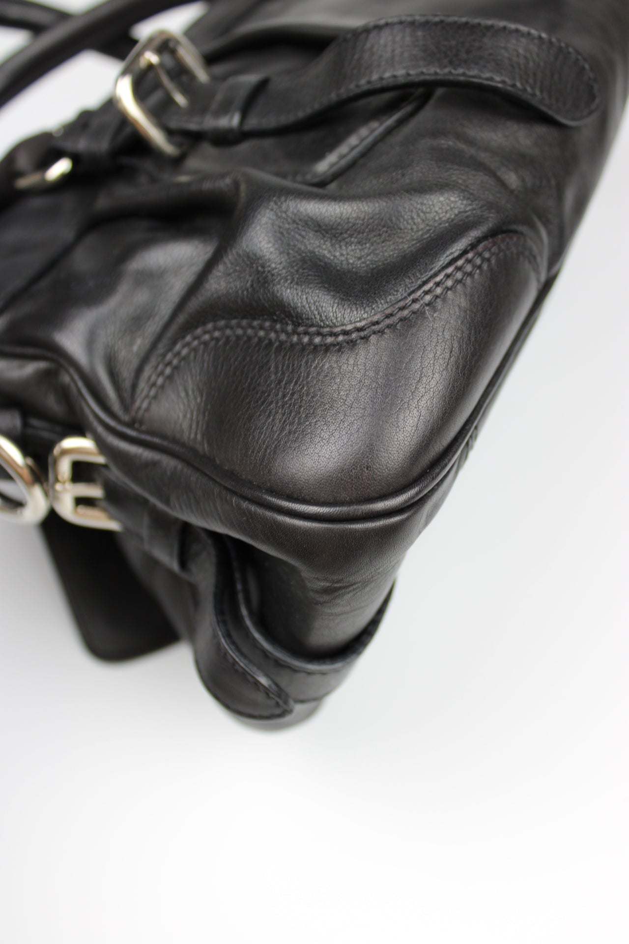 Prada Glacé Calf Leather 2-Way Bag