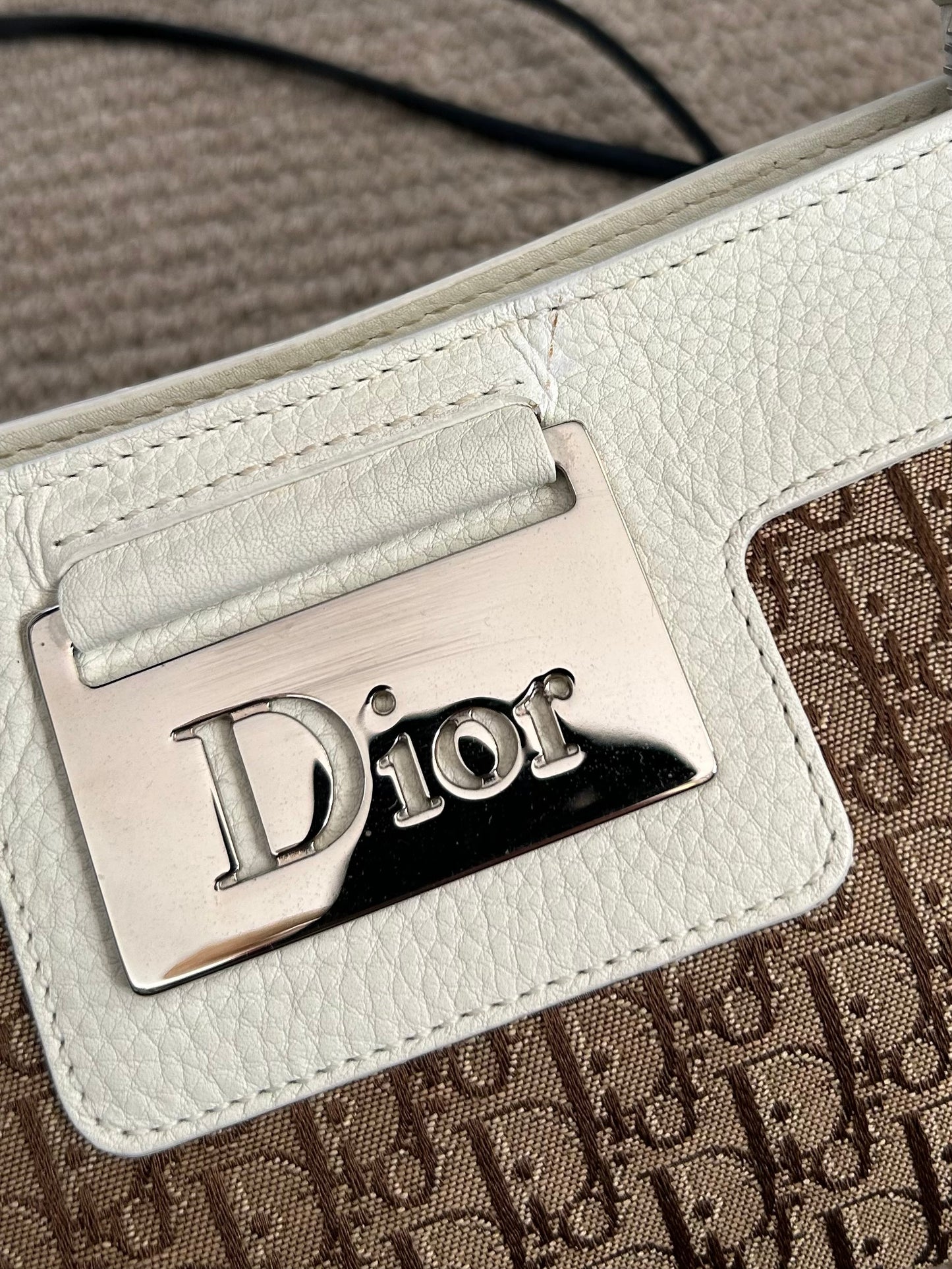 Dior Monogram Columbus Pochette Bag 2006