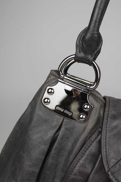Miu Miu Vitello Shine Tote Bag
