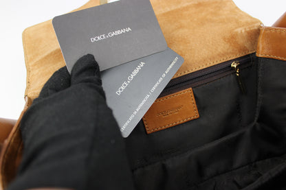 Dolce & Gabbana Leather Baguette Shoulder Bag