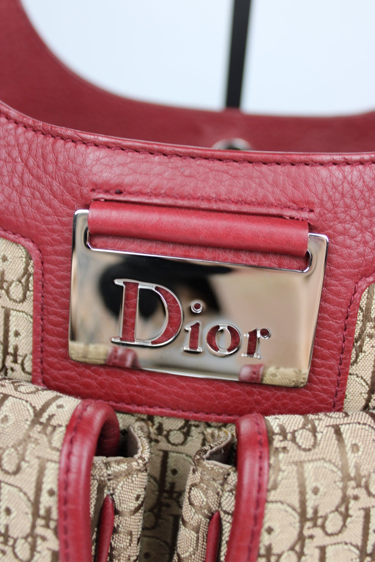 Dior Monogram Columbus Hobo Bag 2006