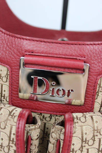 Dior Monogram Columbus Hobo Bag 2006