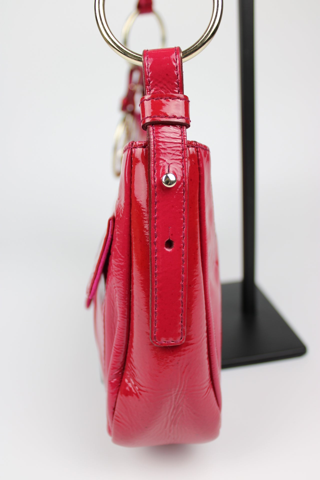 Yves Saint Laurent La Parisienne Patent O-Ring Strap Bag 2005