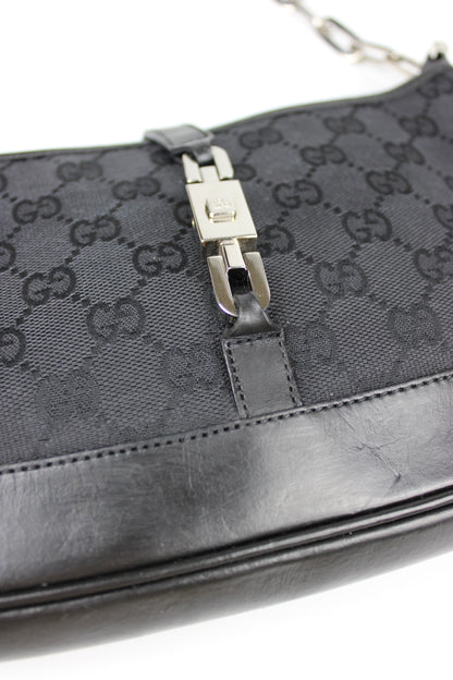 Gucci Monogram Chain Strap Mini Jackie Bag (Restored)