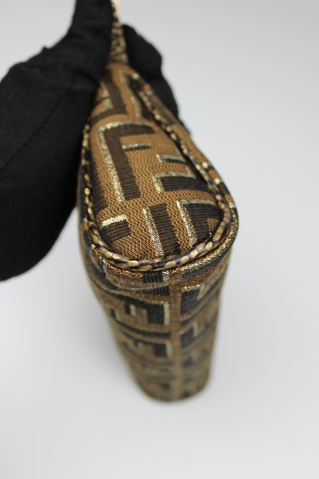 Fendi Zucca 2-Way Pochette Bag