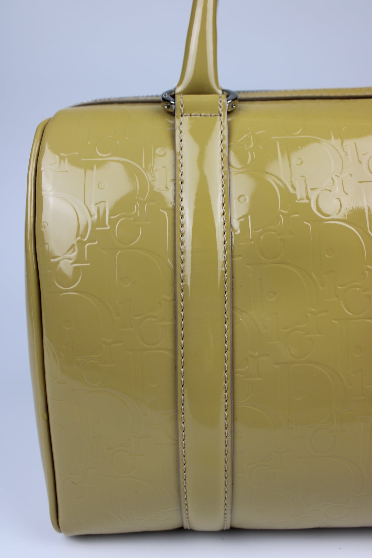 Dior Monogram Patent Boston Bag 2008