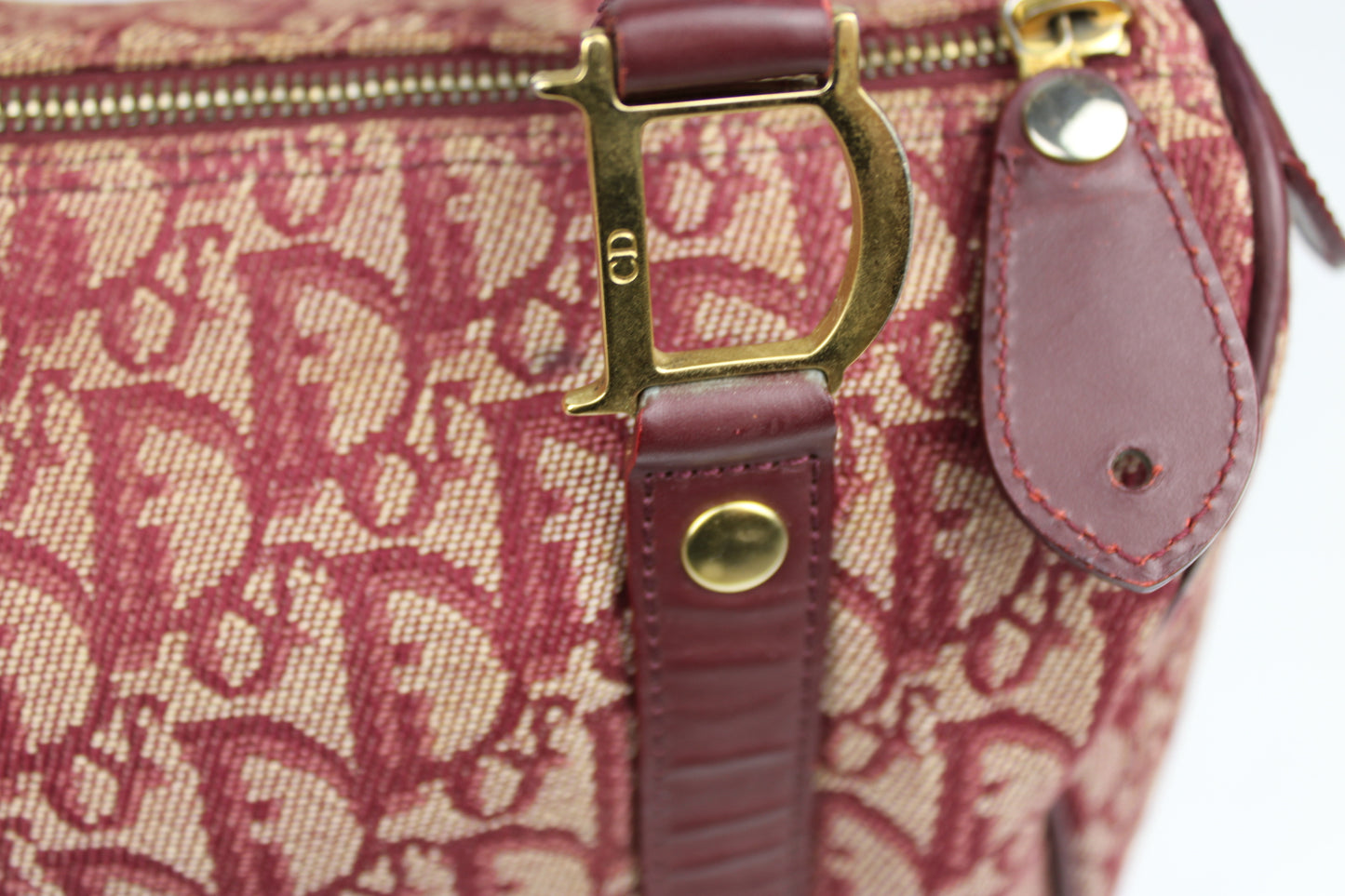 Dior Monogram Trotter Boston Bag 2004