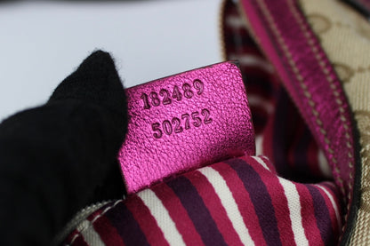 Gucci Monogram Britt Hobo Bag