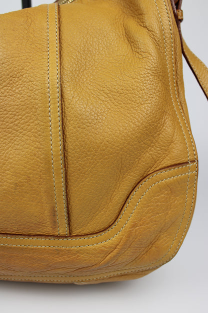 Prada Cervo Leather Hobo Bag