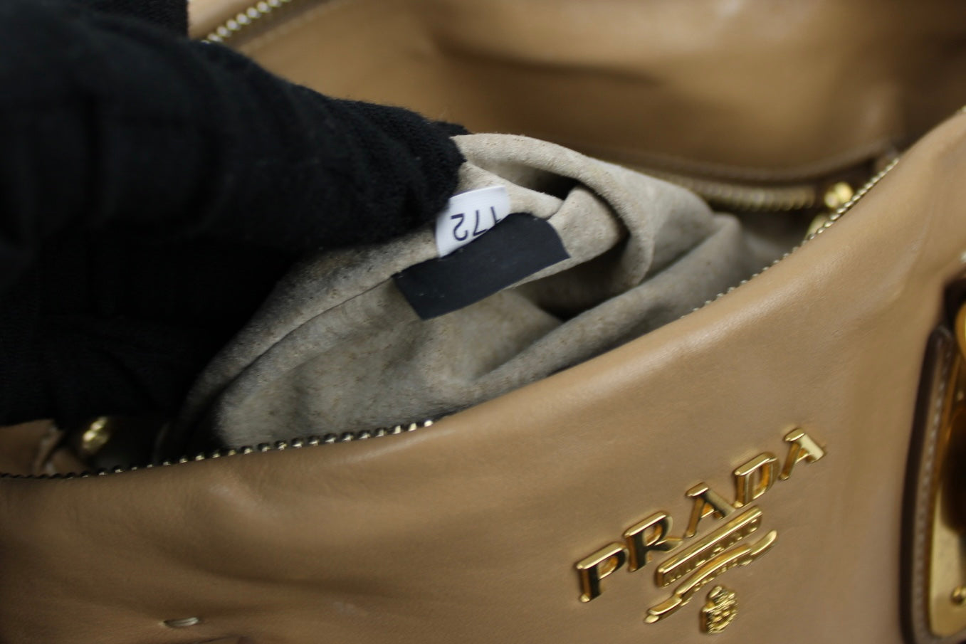 Prada Cuoio Soft Calfskin 2-Way Bag