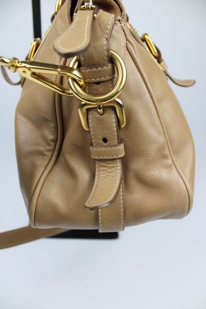 Prada Cuoio Soft Calfskin 2-Way Bag