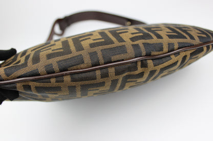 Fendi Zucca Oyster Shoulder Bag