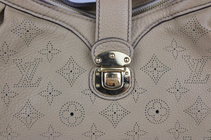 Louis Vuitton Leather Mahina Biscuit Monogram 2-Way Bag 2009