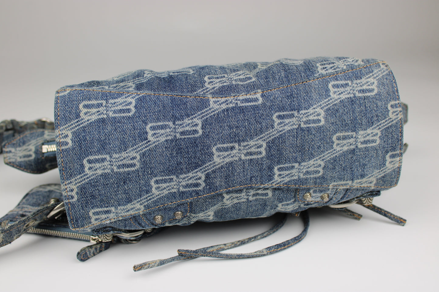 Balenciaga Denim Neo Cagole XS City Bag