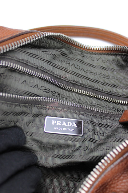 Prada Vit Daino Leather Two Way Bag